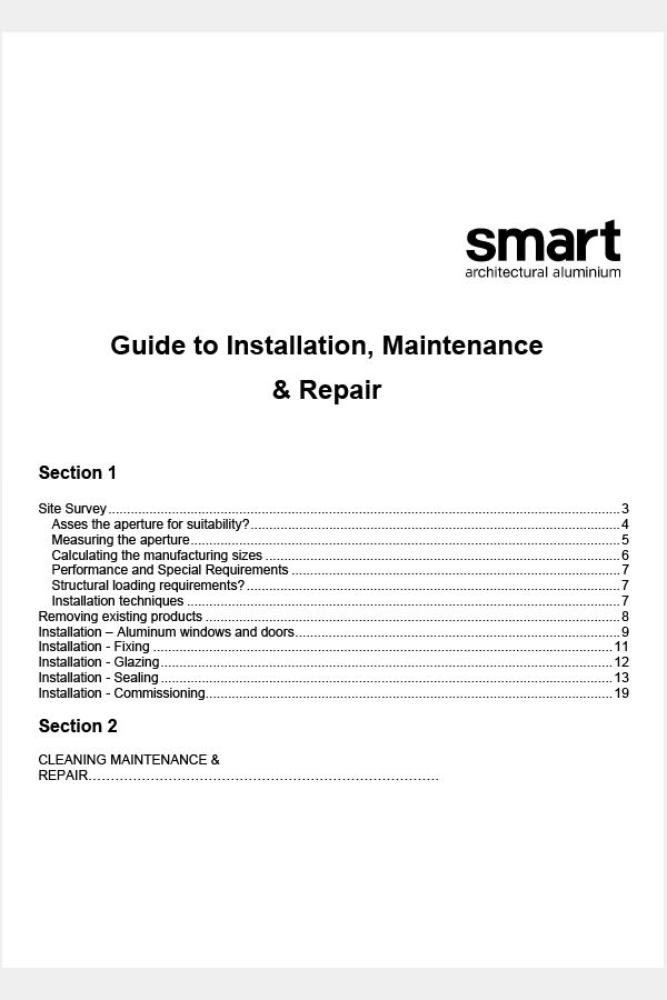 Smarts Guide to Installation-Maintenance-Care 2013