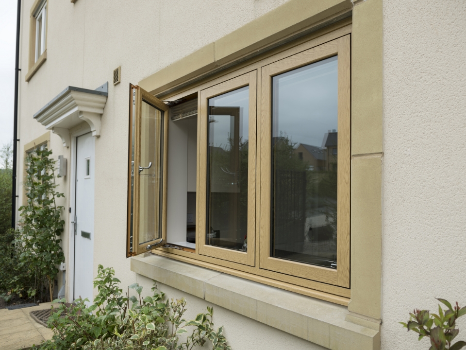 open flush casement windows