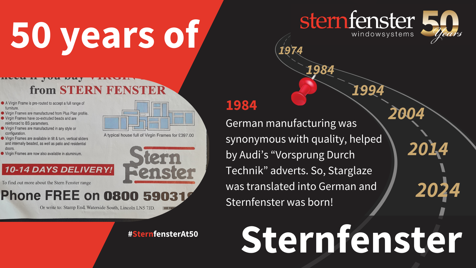 sternfenster history timeline