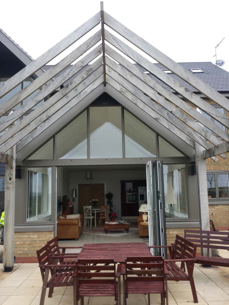 open Aluminium Bi-Fold Doors