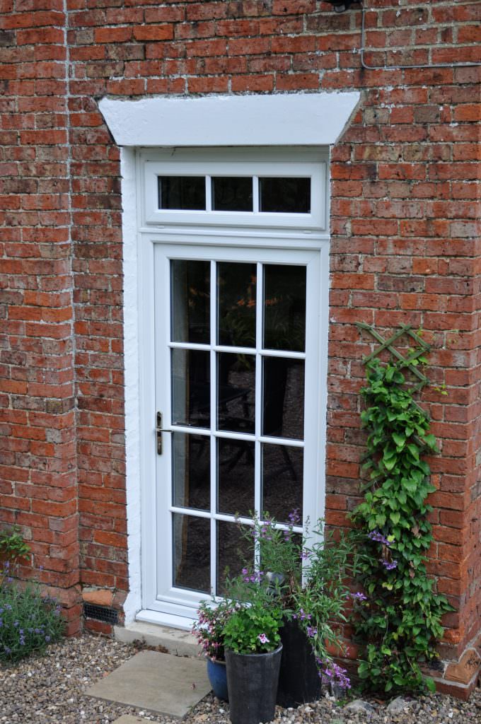 White Deceuninck uPVC Residential Door