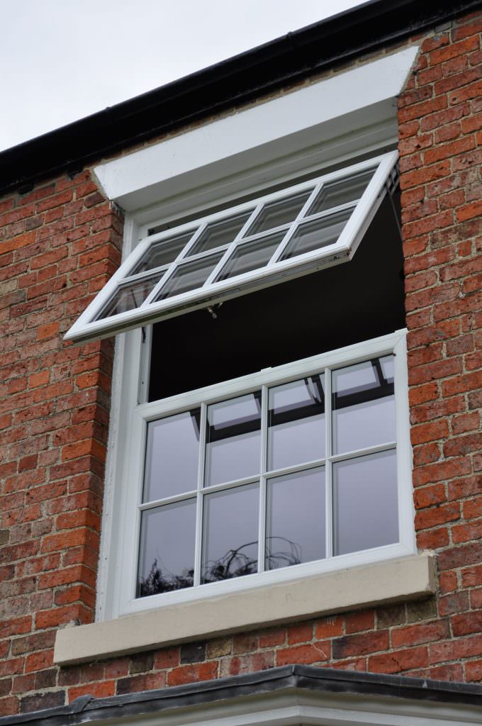 white open Deceuninck 2800 Casement Windows