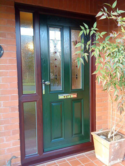 Green composite door