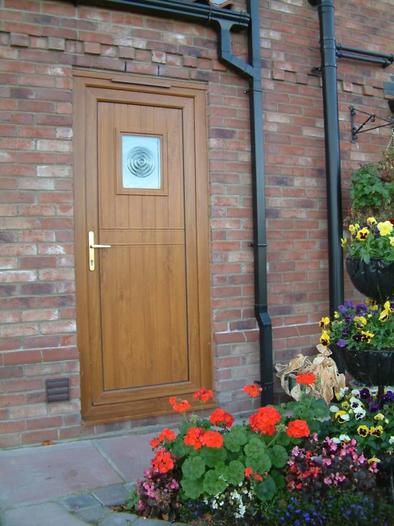 Brown Deceuninck uPVC Residential Door