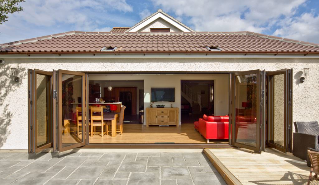 open Aluminium Bi-Fold Doors