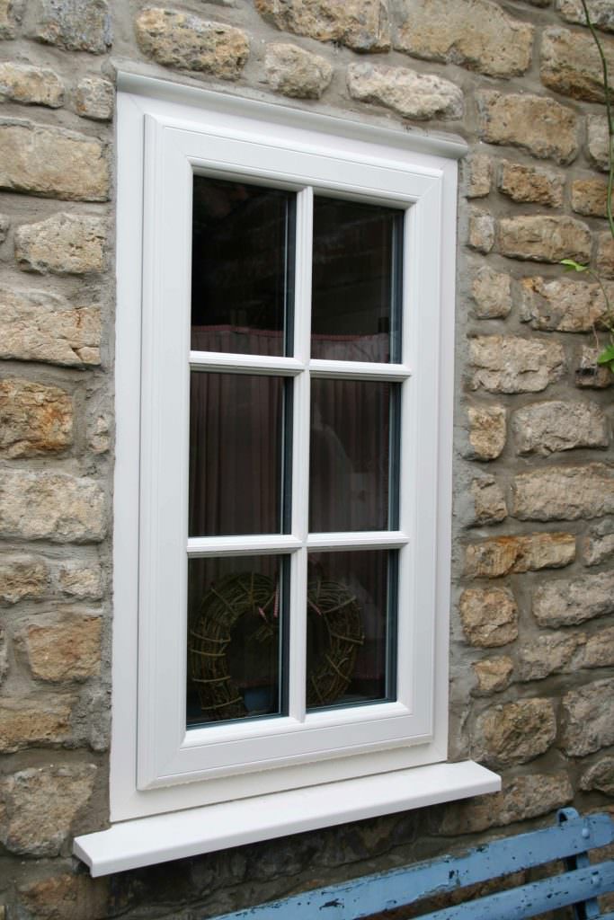 white Deceuninck 2800 Casement Windows