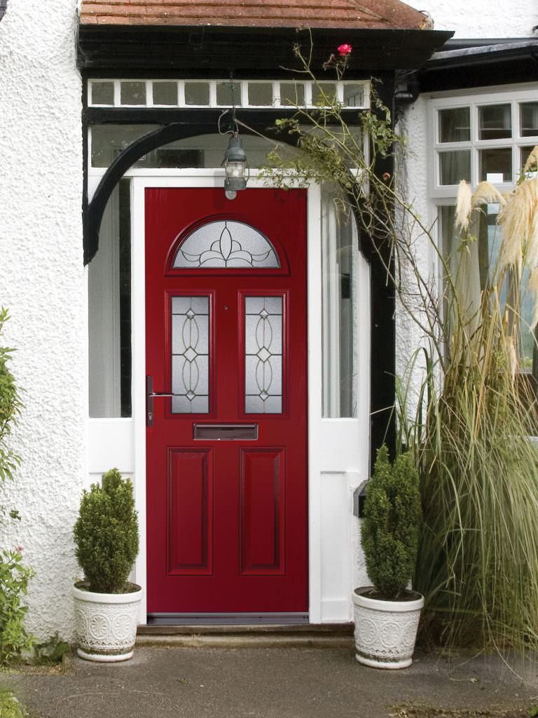 Red Composite Doors