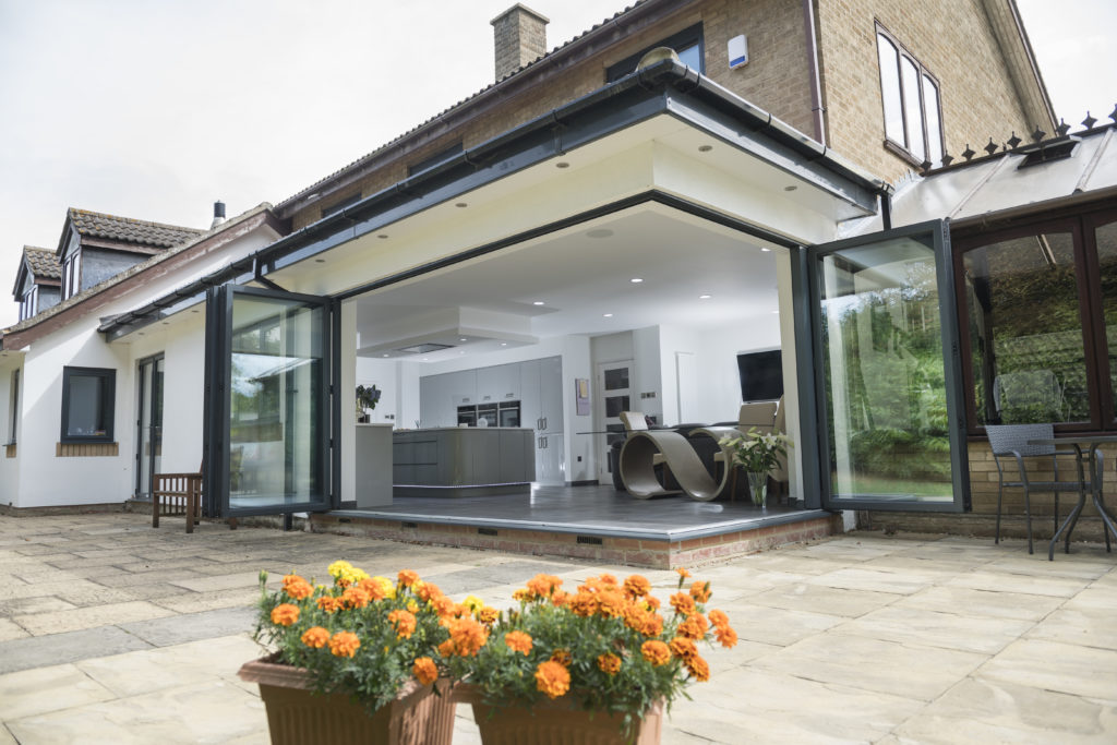 Bi-Fold Doors Anthracite grey