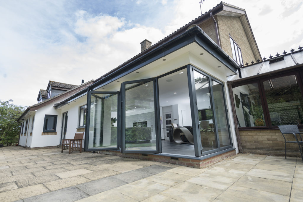 Bi-Fold Doors Anthracite grey