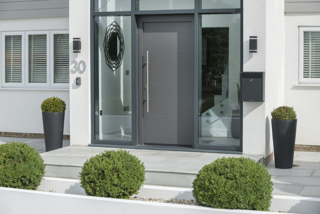 Grey Aluminium Casement Windows And Doors