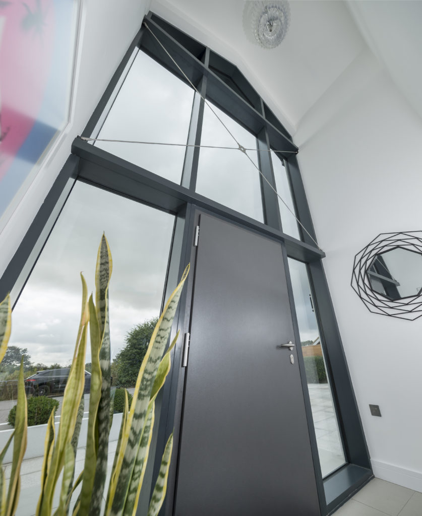 Aluminium Grey Casement windows