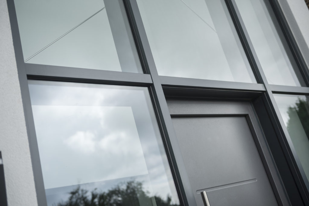 Anthracite grey casement windows and doors