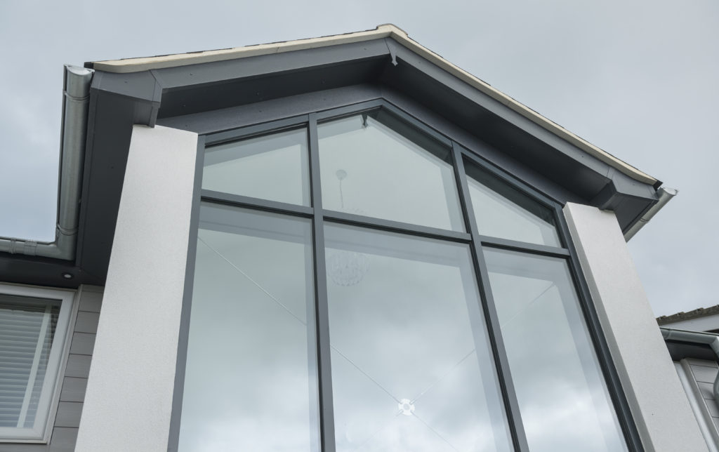 Aluminium Anthracite casement windows