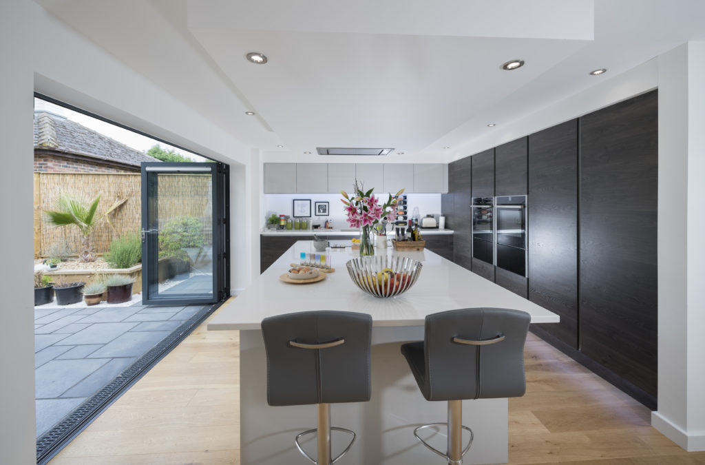 Aluminium bifold doors replacement