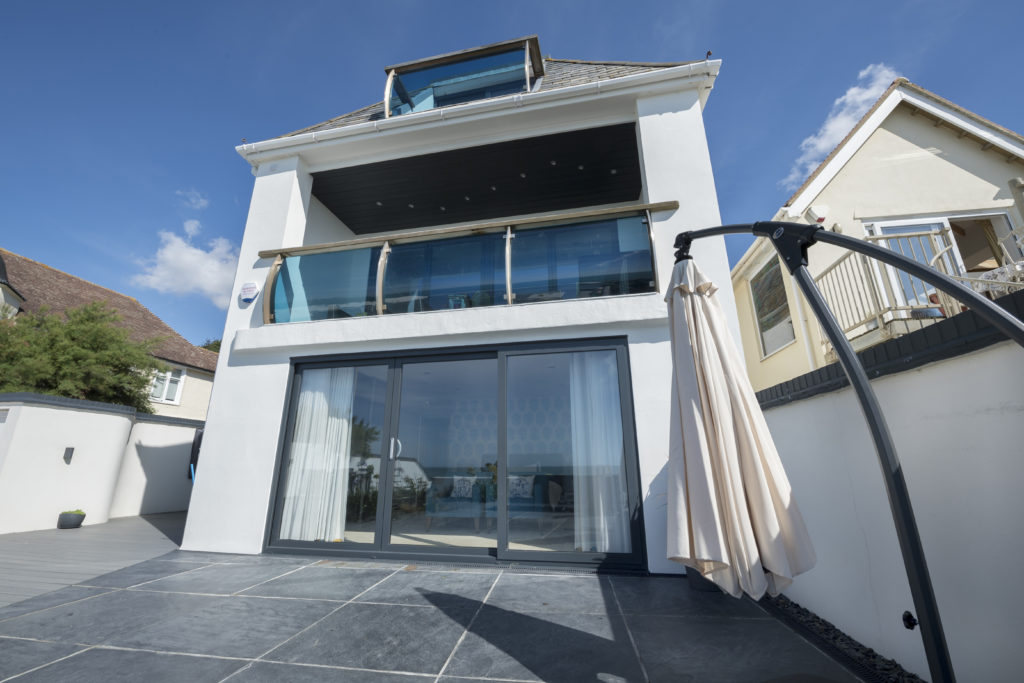 anthracite grey patio door