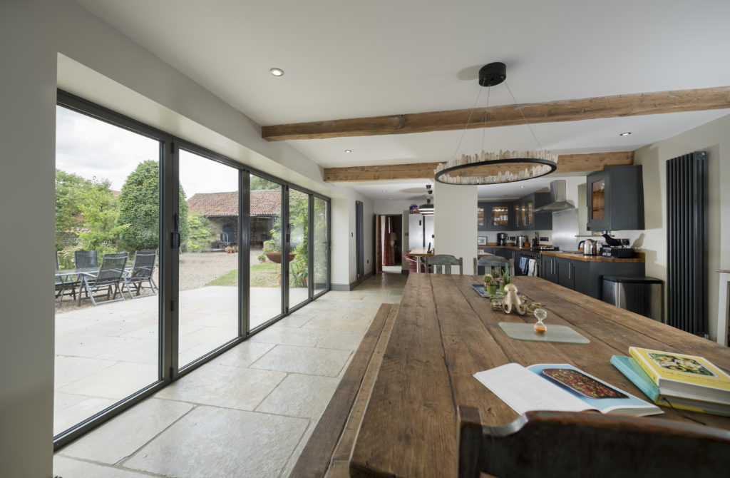Aluminium Bifold - RAL7022 Umbra grey