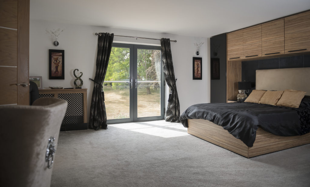 Alitherm Plus French door - KL005 Anthracite grey