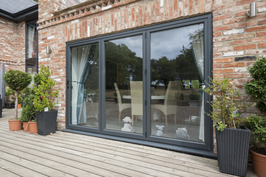 Aluminium Bi-Fold KL005 Athracite grey