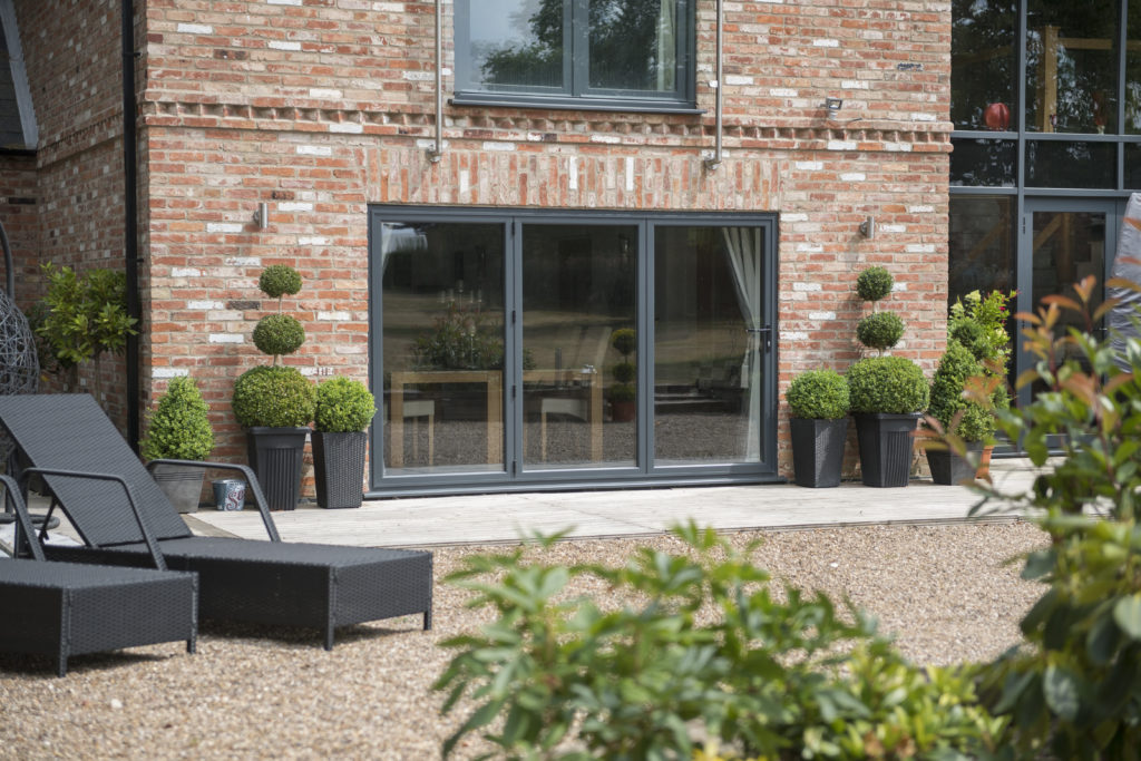 Aluminium Bi-Fold KL005 Athracite grey