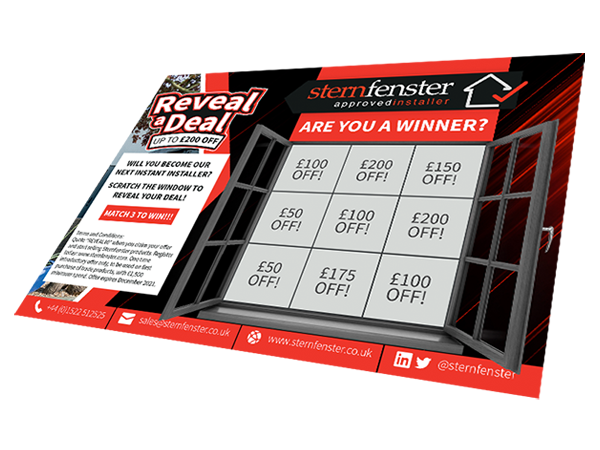 Sternfenster Scratchcard